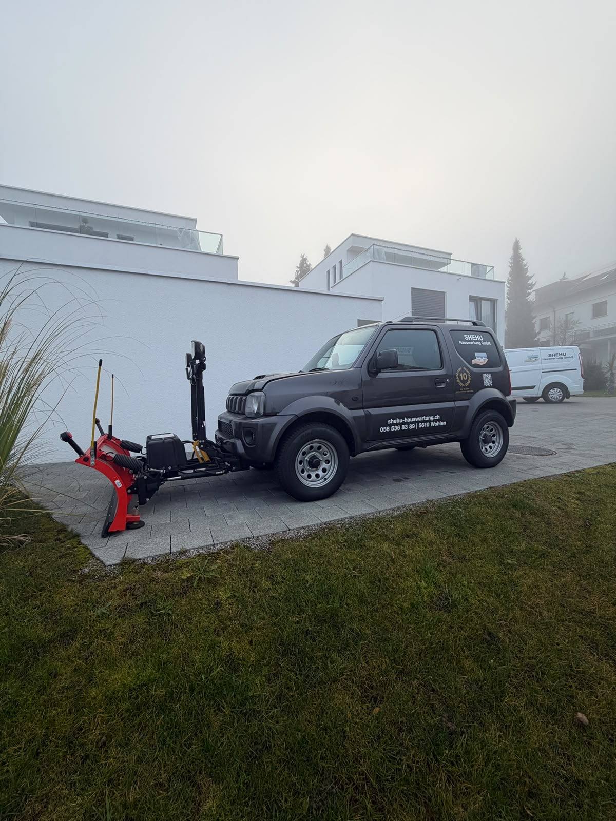 Winterdienst mit dem SHEHU Pflugfahrzeug